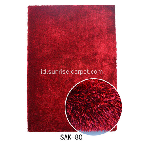 1200D Silk Shaggy Bagus Karpet